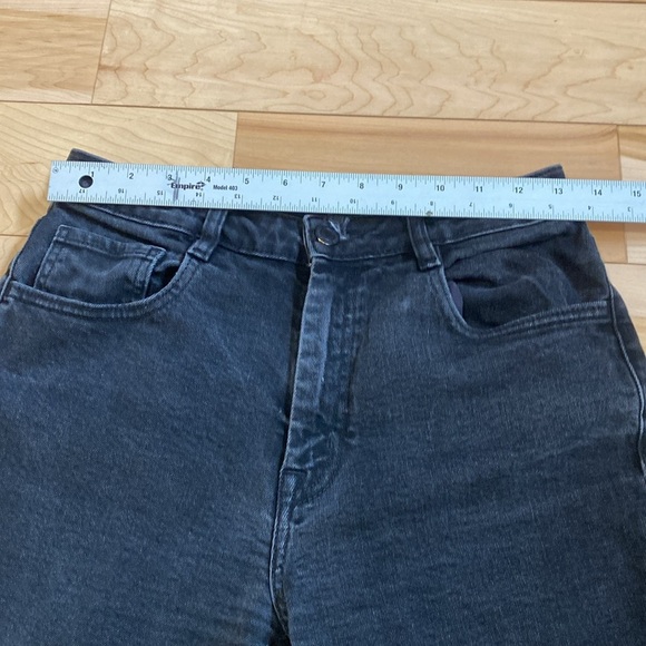 Frank & Oak distressed Faded Black Denim Jeans - Picture 3 of 16